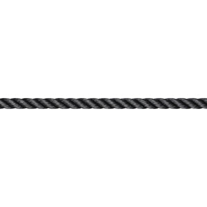 Liros Polyester 3-slået 6mm sort-1