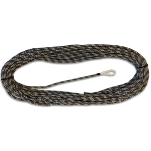 Liros Dyneema fald m/loop 12mm x 45 mtr grå/hvid