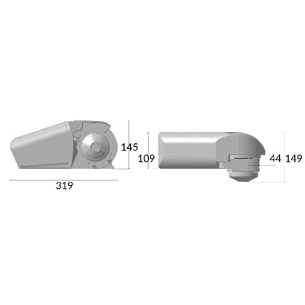 Lofrans Razza ankerspil 12V 800W DIN 766 8 mm kæde-2