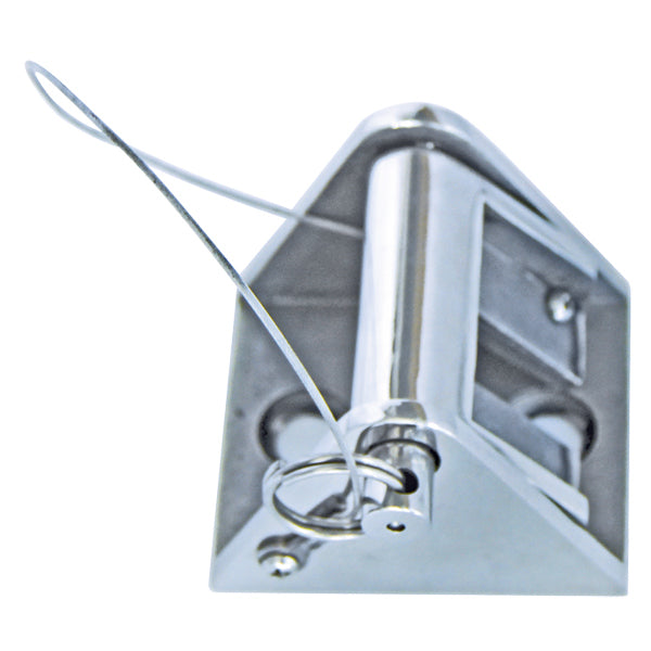 Kædeholder AISI 316 til 8-10mm kæde, base 80 x 70mm-1