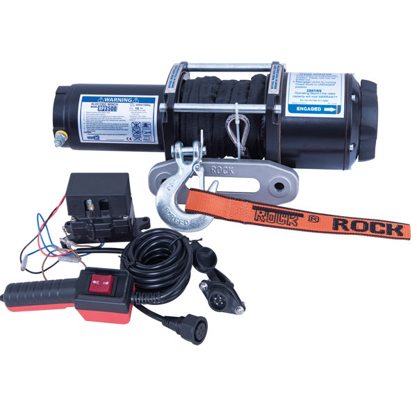 Rock RP3500 el-trailerspil 12 Vdc 3,1HK (2,3Kw) 1589kg m/tov-1