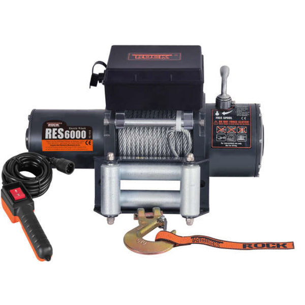 Rock RES6000 EL-trailerspil 12 Vdc 4,6HK (3,4Kw) 2720 kg-1