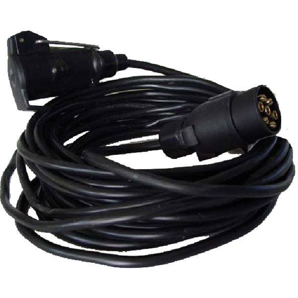 Forlænger kabel 5m 7-polet stik til trailer lys-1