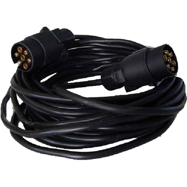 Kabel 8m til trailer lys 7-polet stik-1