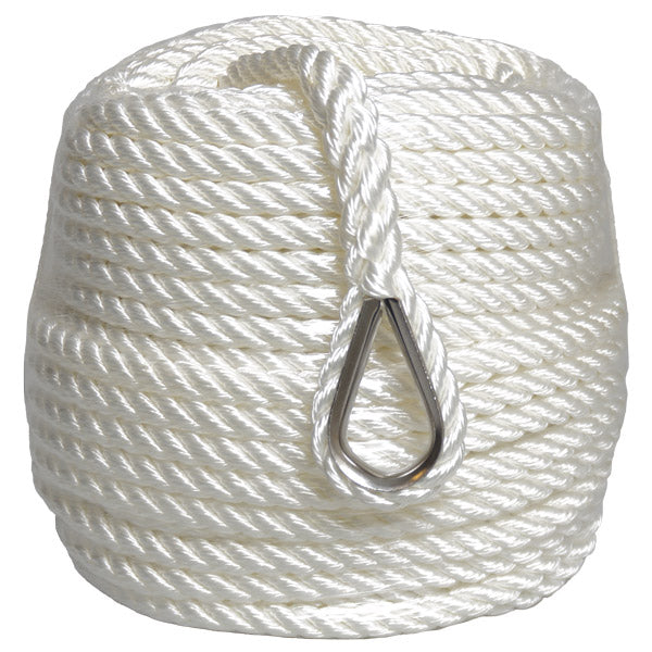 Robline ankerline 3 slået med kovs, Hvid-8