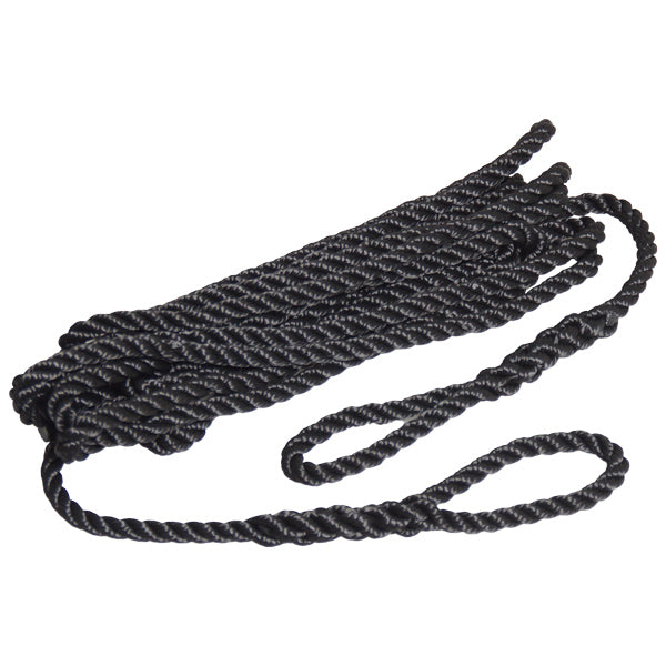 Robline fenderline sort 3-slået 2pak-1