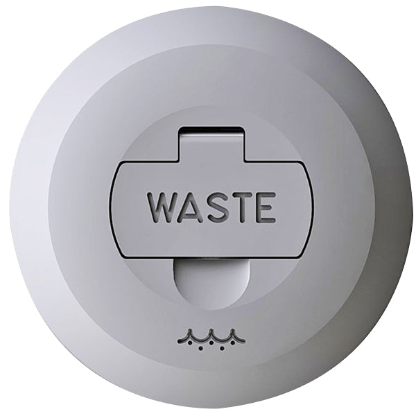 Låg med lås til dækspåfyldning, waste-1