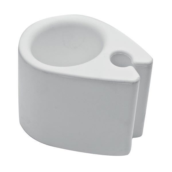 Ocean hvid holder til div. ting clip on monteres på ø22-26mm-1