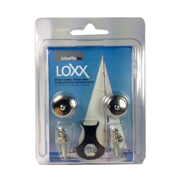 Loxx blister med 2stk trykknap,tap selvsk. 16mm og nøgle-1