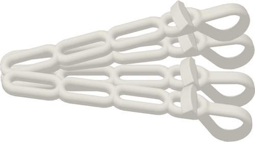 Unimer kalechestrop combi hvid 330mm 4-pak-1
