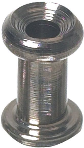 Kalecheknap krom højde 16,5mm 10stk-1