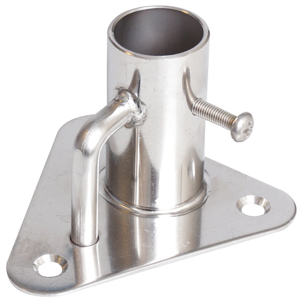 Scepterfod trekantet 90° Ø25,4mm Base 85 x 85mm-1
