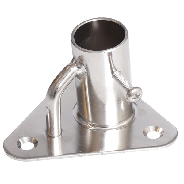 Scepterfod trekantet 84° Ø25,4mm Base 85 x 85mm-1