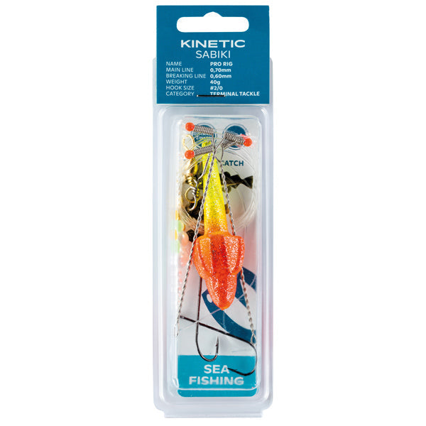 Kinetic Sabiki pro fladfisk gul/rød-1