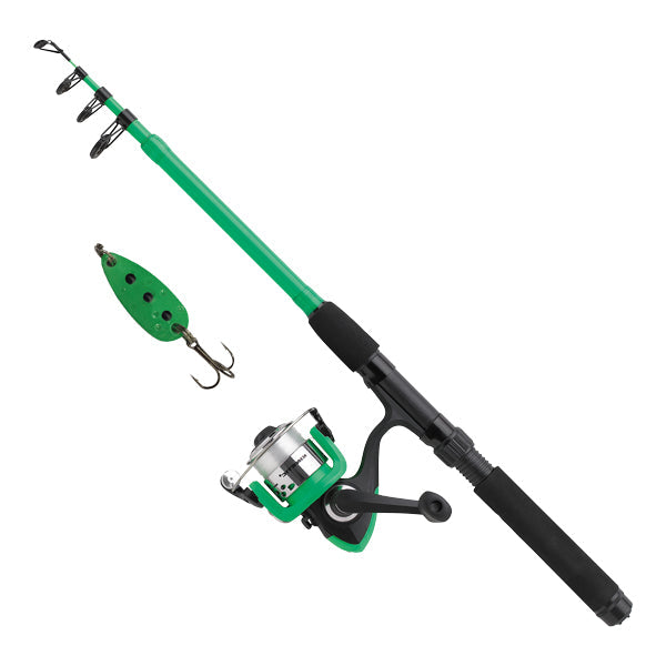 Kinetic Lille Viking Go Fishing 5,6fod Spin fiskestang, Grøn-1