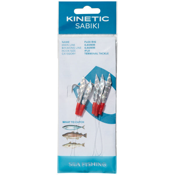 Kinetic Sabiki Holo-Flex Rig #1/0-1