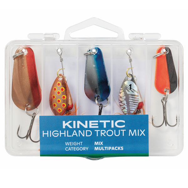Kinetic Highland Trout mix 5 stk.-1