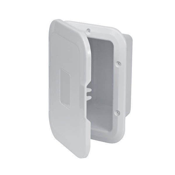 Indbygningsboks med luge udv:245x175x100mm-1