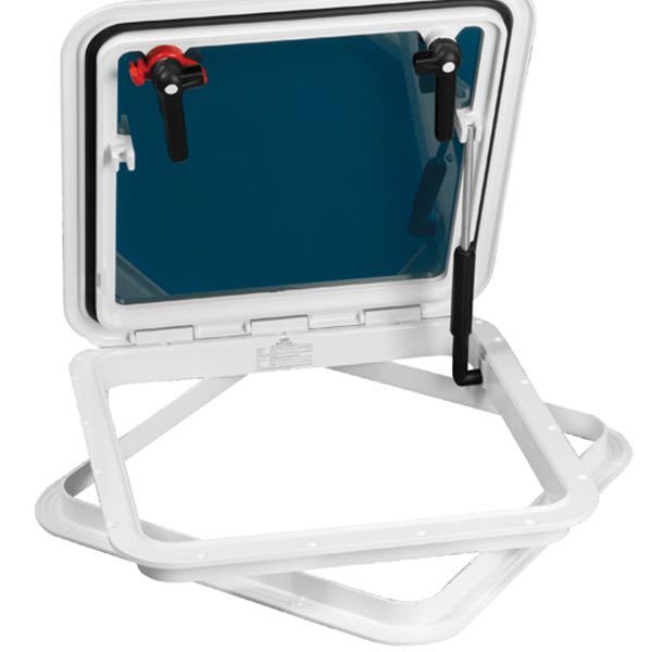 Nuova rade euro 2 luge hvid 48x48cm hul mål 430x430mm-1