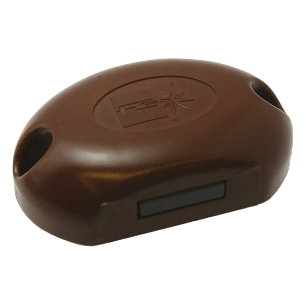 Skabslås brun med anti vibration 70 x 45 x 20 mm-1