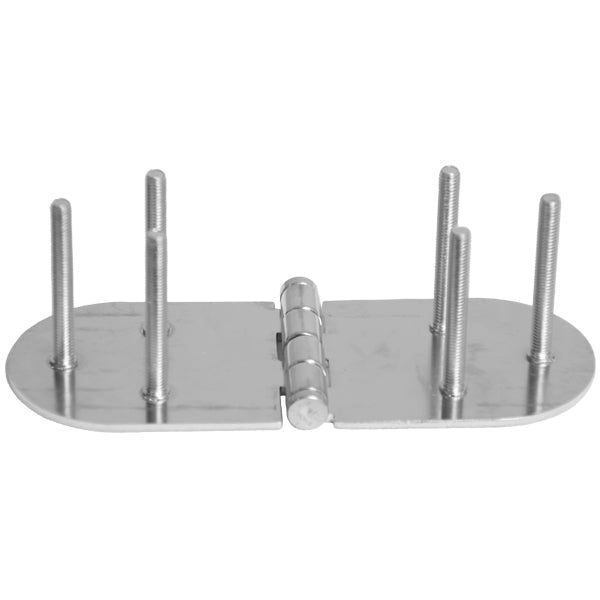Roca hængsel 60x160mm fast M6 skruer AISI 316-1