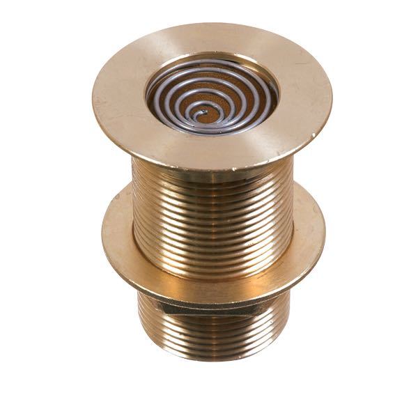 Guidi skroggennemføring m/fjedersi messing-1