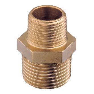 Guidi nippelmuffe udv./indv. gevind, messing-8