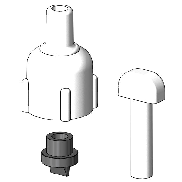 Trudesign Studs til antihævert incl. værktøj hvid-1