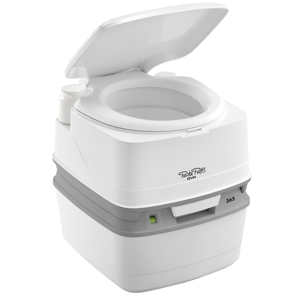 Porta potti toilet qube 335 hvid med dørk beslag-1