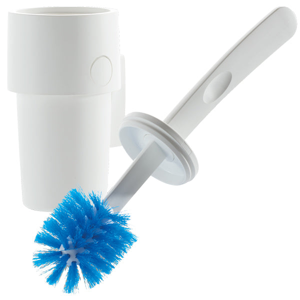 Dometic toiletbørste med vægmonteret beholder-1