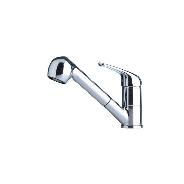Blandingsbatteri stor med brus flow/spray knap-1