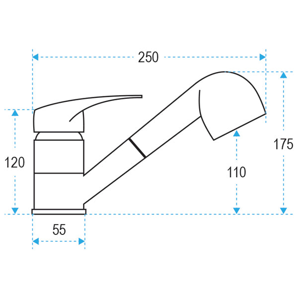 Nuova rade vandhane med bruser 150 cm-2