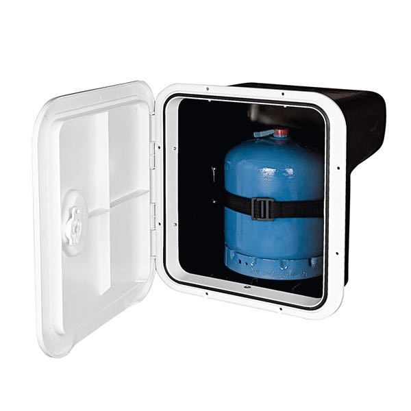 Nuova rade hvid gas beholder til 3 kg gasflasker 370x390mm-1