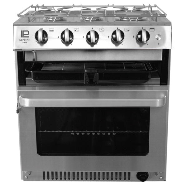 Neptune 5000  gaskomfur m/ovn,  3 blus, grill og grydeholder-1