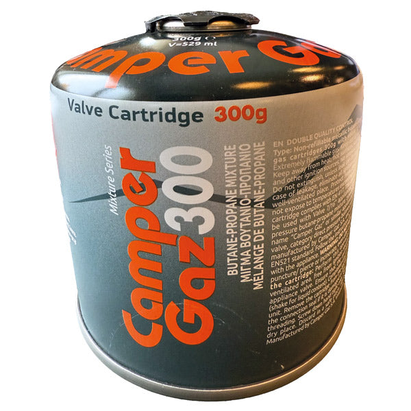 Camper Gas 300 gr. ventil 7/16 NS EN 417-1