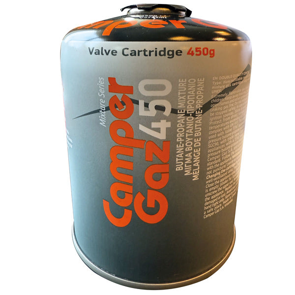 Camper Gas 450 gr. ventil 7/16 NS EN 417-1