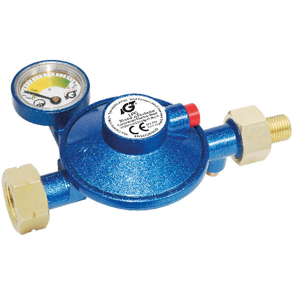 Gas regulator skal anvendes sammen med lukkeventil 1094598-1