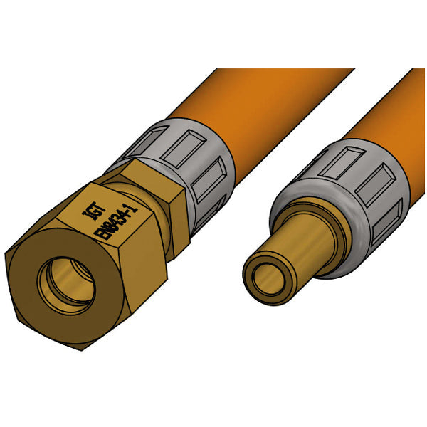 Gasslange ender: Ø8mm rør + 8mm studs blister-1