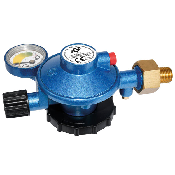 Gasregulator til 2 kg gasflasker tilslutning: M14 ud 1/4"V-1