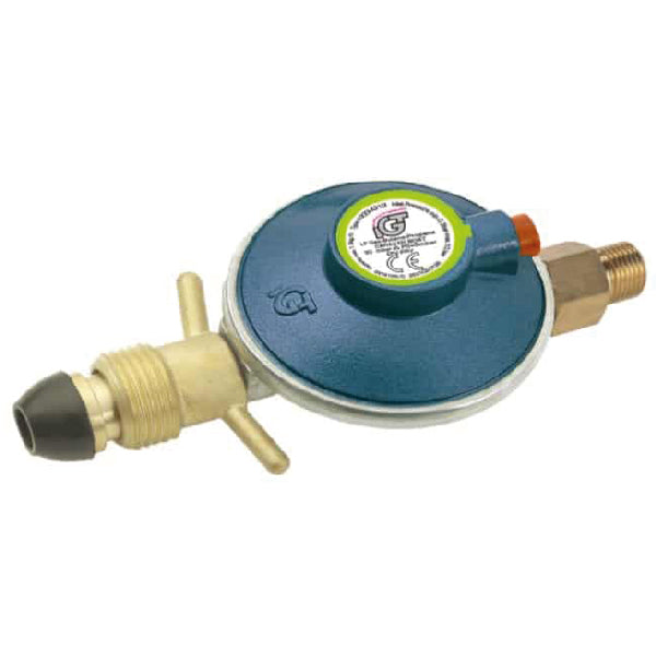 Gasregulator til 5-11kg flasker tilslutning:POL ud:1/4"V-1