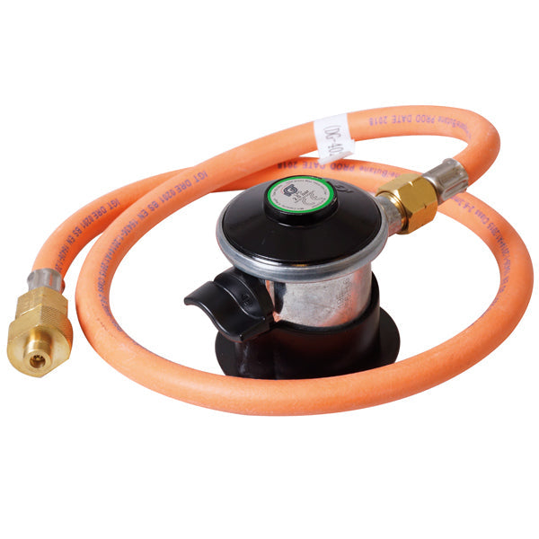 Gas regulator Jumbo click on med 0,9m slange konverteringssæt-1