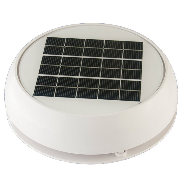 Marinco 3" Day & Night solcelle ventilator, plast hvid-1