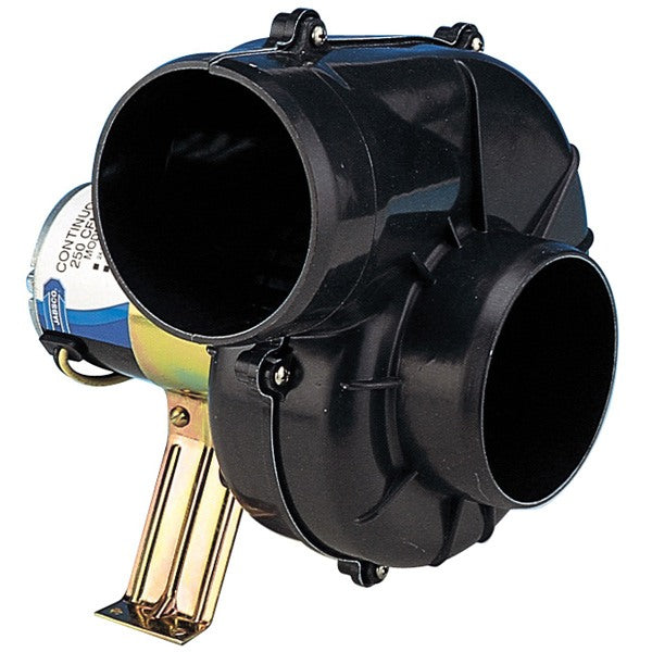 Jabsco motorrums ventillator flexmontering 12V 7,1m3/min-1