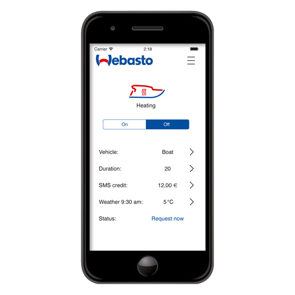 Webasto ThermoConnect TCon2 -app styring-1