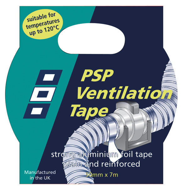 PSP alu. ventilationstape forstærket 50mm x 7m-1