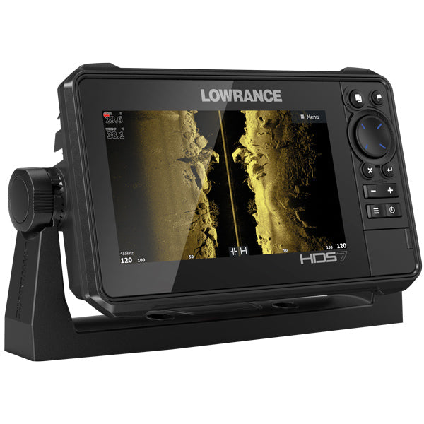 Lowrance HDS-9 LIVE med 3-i-1 transducer-1