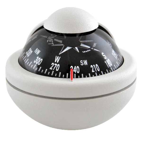 Riviera kompas COMET BC2 48mm - lysegrå med sort rose-1