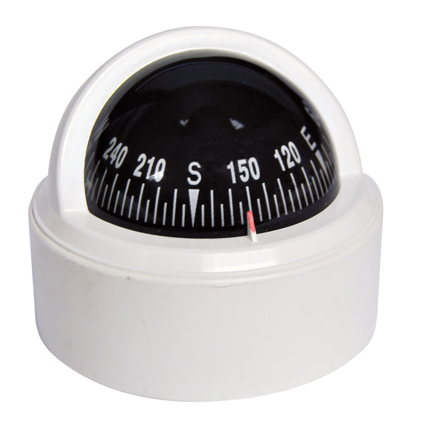 Riviera kompas STELLA BS1 65mm -hvid med hvid rose-1
