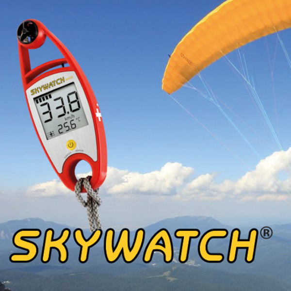 Vindmåler håndholdt skywatch med temperatur rød-5