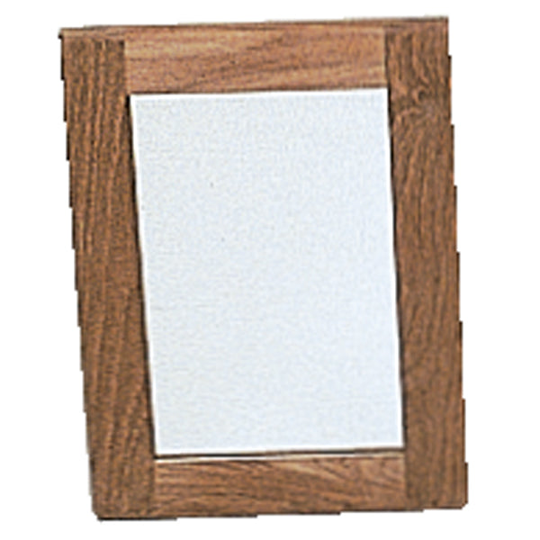 Roca spejl med teak ramme 28x38x2cm-1